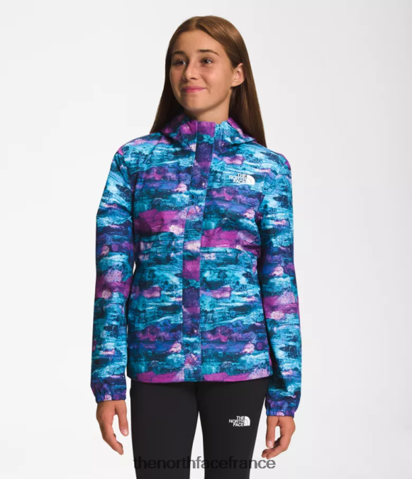 vêtements The North Face enfants veste de pluie Antora fleur de cactus violet tnf imprimé multi-colorant ZPZRD754