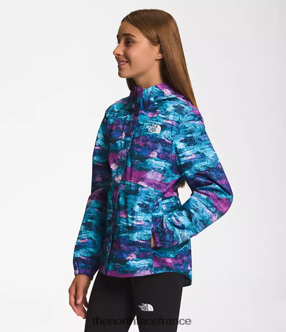 vêtements The North Face enfants veste de pluie Antora fleur de cactus violet tnf imprimé multi-colorant ZPZRD754