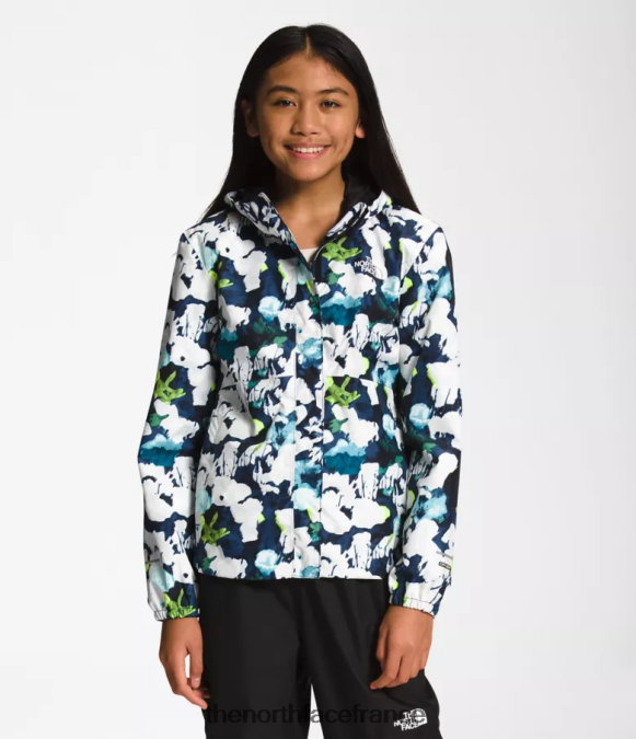 vêtements The North Face enfants veste de pluie Antora imprimé abstrait bleu marine sommet ZPZRD758
