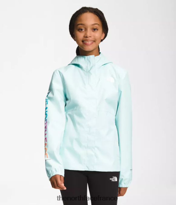 vêtements The North Face enfants veste de pluie Antora lucarne bleue ZPZRD757
