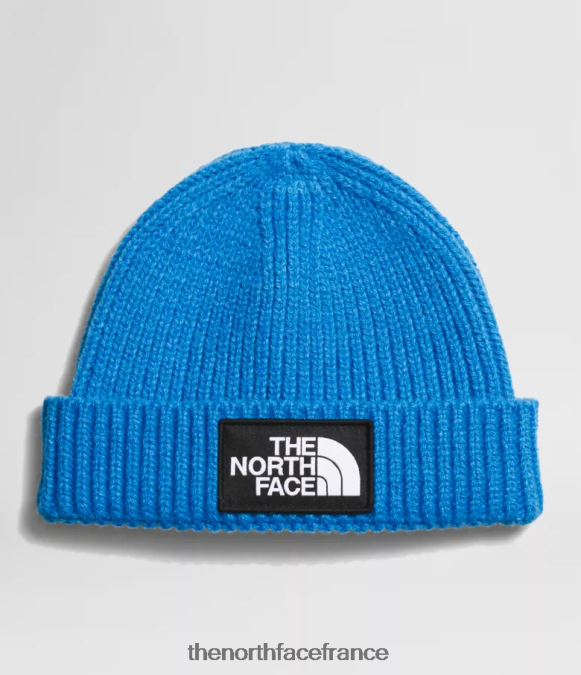 accessoire The North Face bébé bonnet à logo boîte bleu optique ZPZRD534