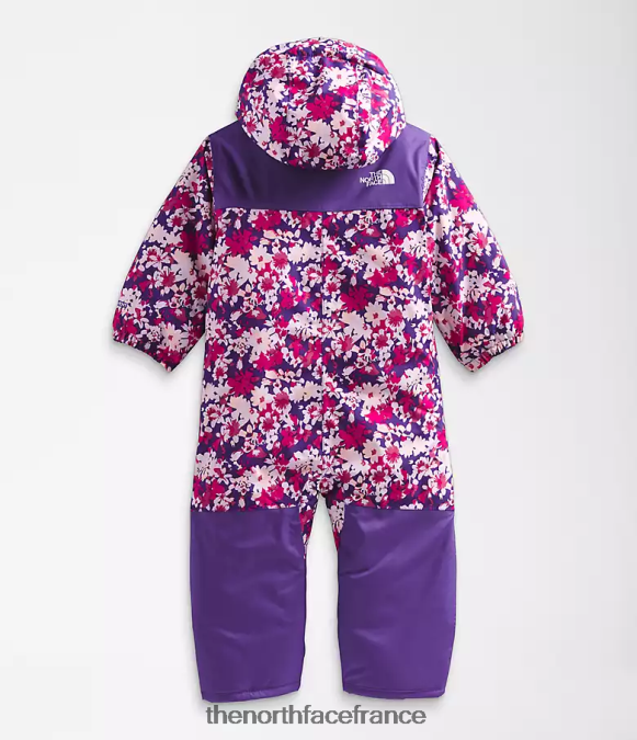 vêtements The North Face bébé combinaison de neige liberté imprimé floral Peak Purple Valley ZPZRD277