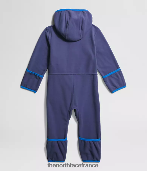 vêtements The North Face bébé glacier une pièce bleu grotte ZPZRD1110