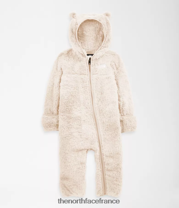 vêtements The North Face bébé ours d'une seule pièce gardénia blanc ZPZRD402
