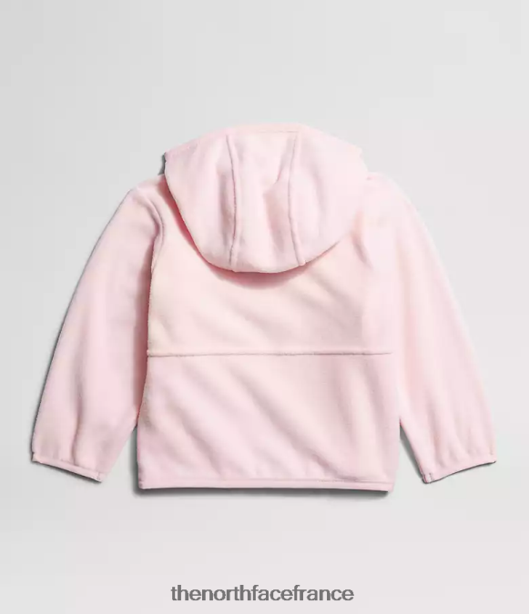 vêtements The North Face bébé sweat à capuche entièrement zippé glacier rose pur ZPZRD989