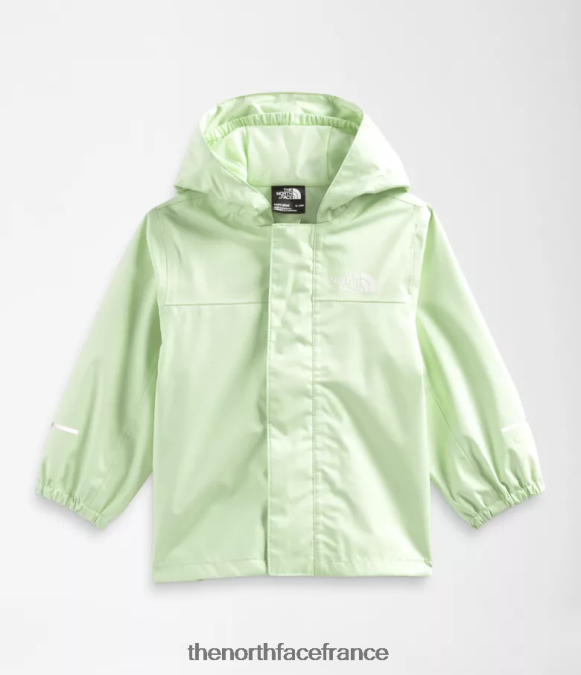 vêtements The North Face bébé veste de pluie Antora crème au citron vert ZPZRD590