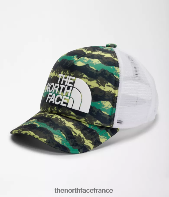 accessoire The North Face enfants camionneur en mousse impression panoramique de montagne verte d’herbe profonde ZPZRD184