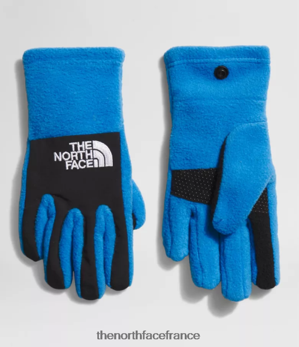 accessoire The North Face enfants gants denali etip bleu optique ZPZRD691