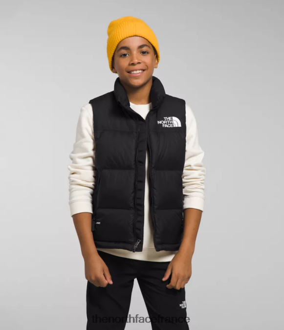 vêtements The North Face enfants gilet nuptse rétro 1996 tnf noir ZPZRD187