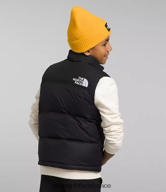 vêtements The North Face enfants gilet nuptse rétro 1996 tnf noir ZPZRD187