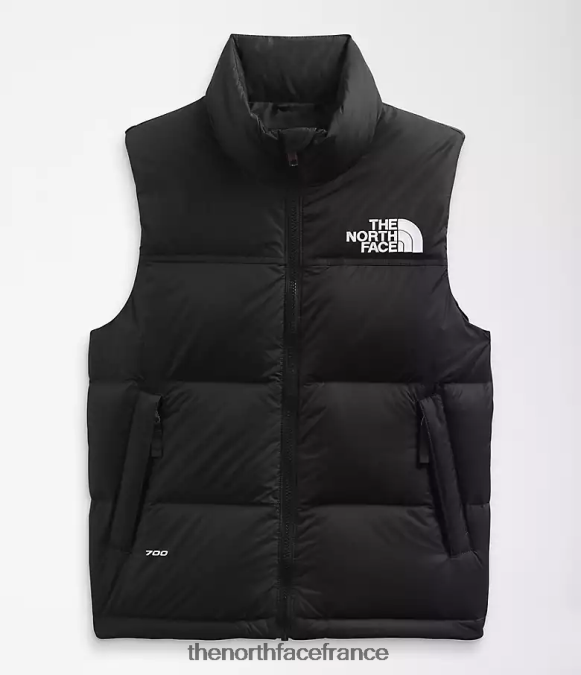 vêtements The North Face enfants gilet nuptse rétro 1996 tnf noir ZPZRD187