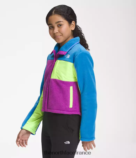 vêtements The North Face enfants veste mashup en polaire bleu super sonique ZPZRD72