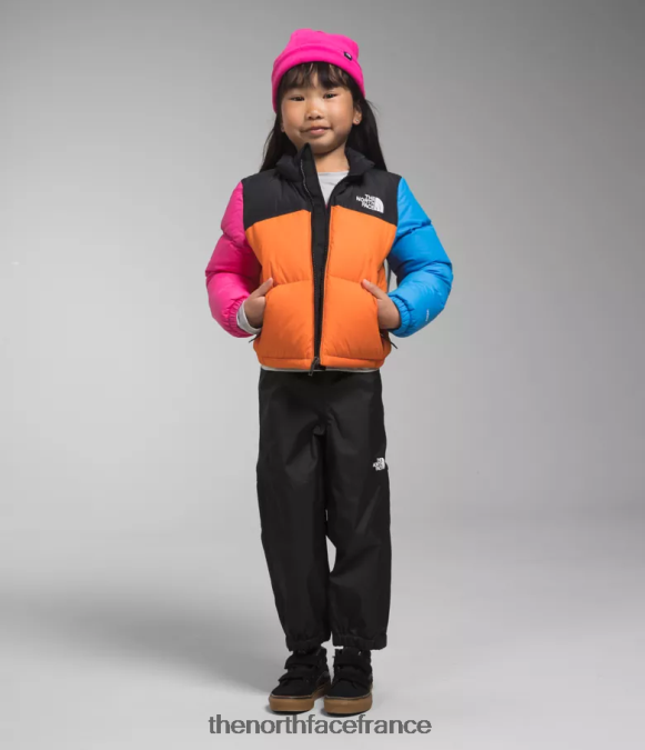 vêtements The North Face enfants veste nuptse rétro 1996 mandarin ZPZRD530
