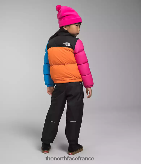 vêtements The North Face enfants veste nuptse rétro 1996 mandarin ZPZRD530