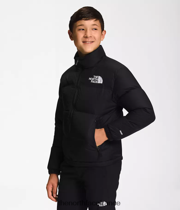 vêtements The North Face enfants veste nuptse rétro 1996 tnf noir ZPZRD911
