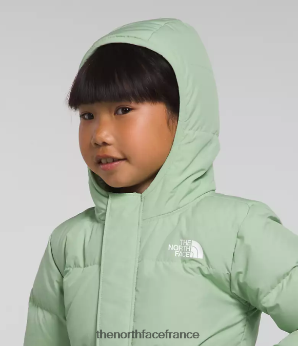 vêtements The North Face enfants doudoune à capuche north sauge brumeuse ZPZRD864