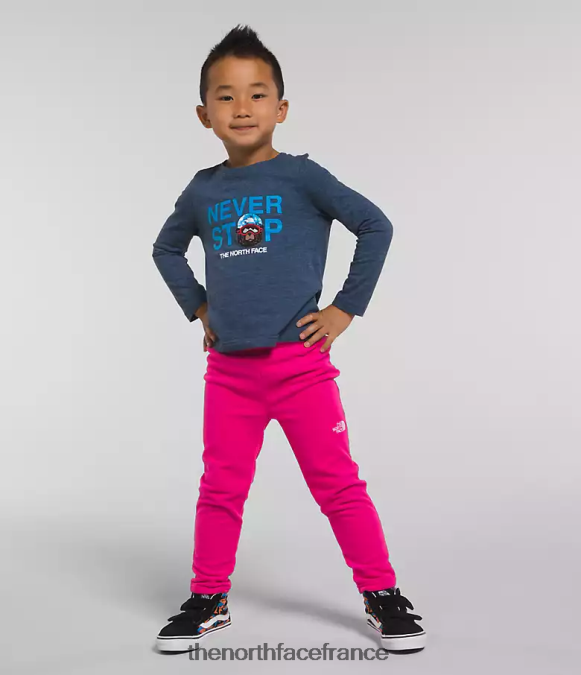 vêtements The North Face enfants pantalon glacier M. rose ZPZRD1063