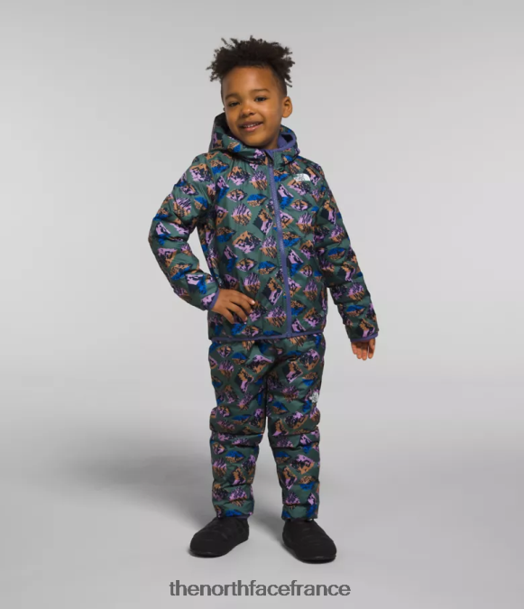 vêtements The North Face enfants pantalon thermoball réversible bleu grotte ZPZRD1191