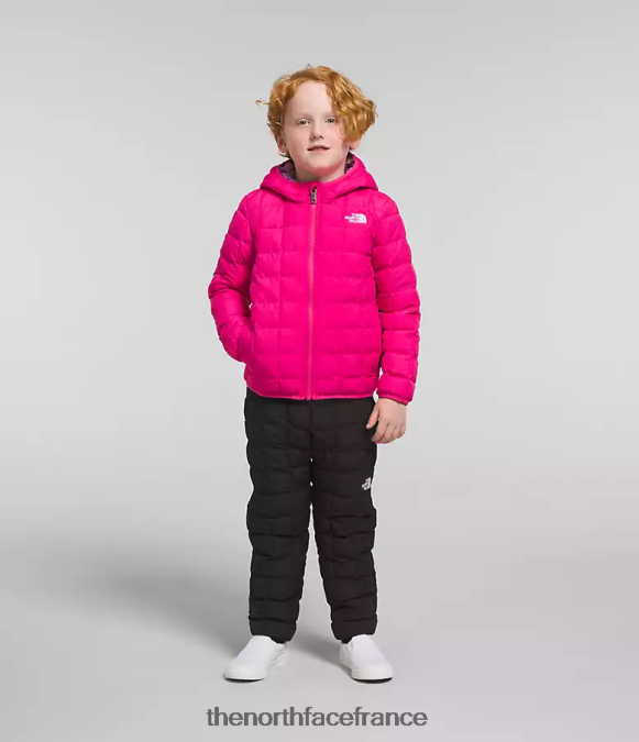 vêtements The North Face enfants veste à capuche réversible thermoball M. rose ZPZRD1239