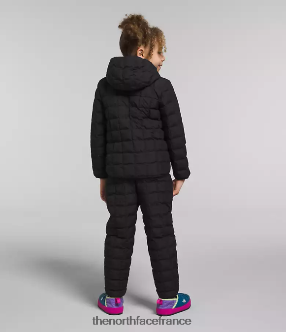 vêtements The North Face enfants veste à capuche réversible thermoball tnf noir ZPZRD1238