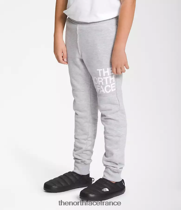 vêtements The North Face enfants pantalon de jogging en polaire camp tnf gris clair chiné ZPZRD394