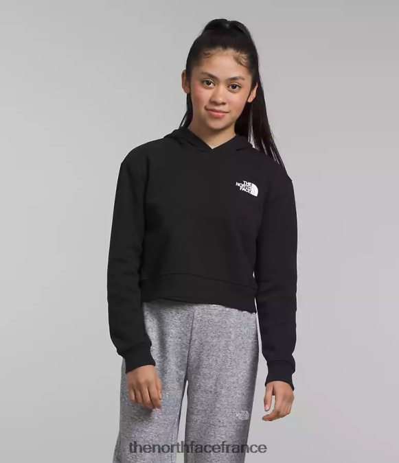 vêtements The North Face enfants sweat à capuche en polaire camp tnf noir ZPZRD266