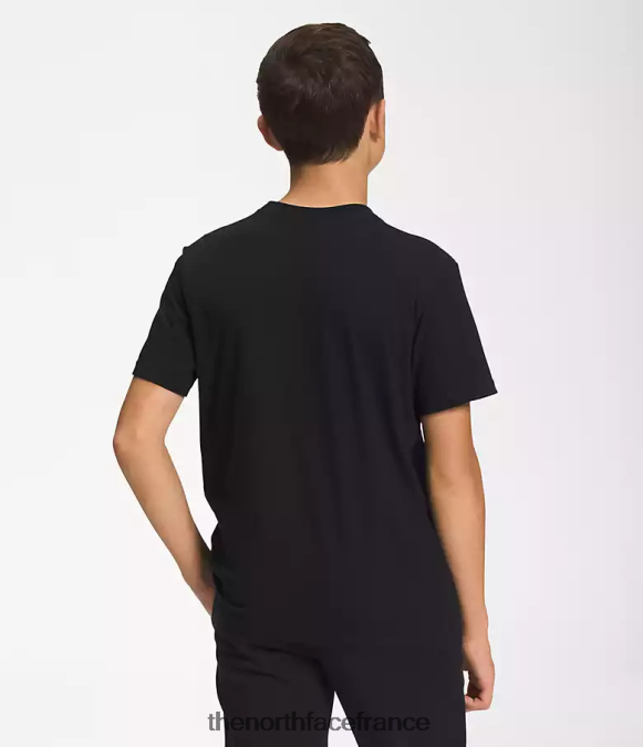 vêtements The North Face enfants t-shirt graphique à manches courtes tnf noir/tnf blanc ZPZRD1055