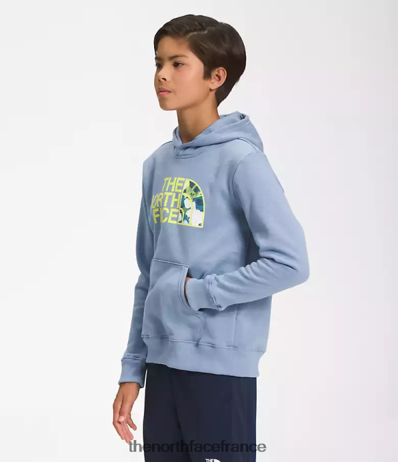 vêtements The North Face enfants sweat à capuche en polaire camp bleu folklorique ZPZRD1104