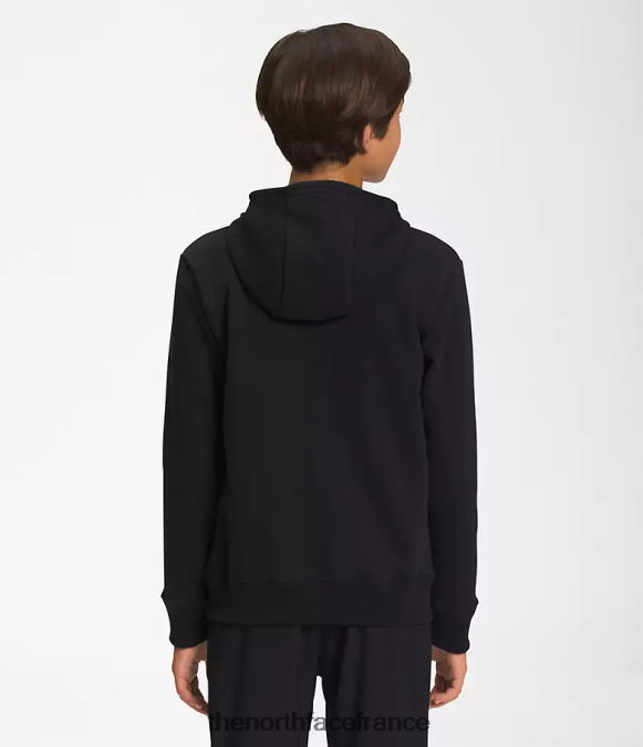 vêtements The North Face enfants sweat à capuche en polaire camp tnf noir/tnf noir/led jaune ZPZRD1103