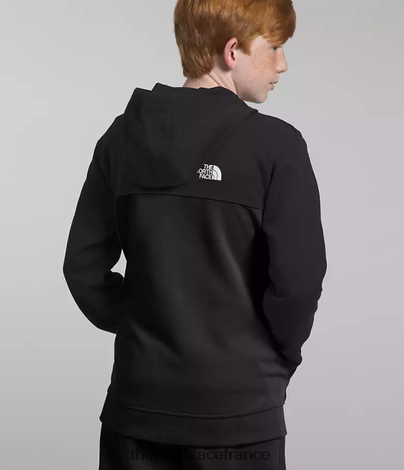 vêtements The North Face enfants sweat à capuche entièrement zippé tnf tech tnf noir ZPZRD525