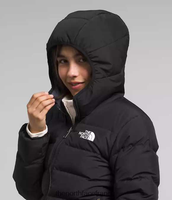vêtements The North Face enfants doudoune réversible à capuche en duvet tnf noir ZPZRD627