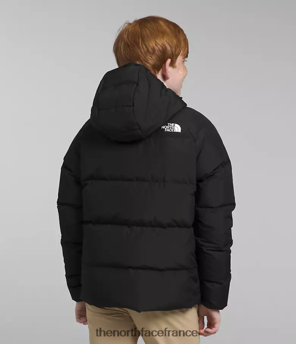 vêtements The North Face enfants doudoune réversible à capuche en duvet tnf noir ZPZRD818