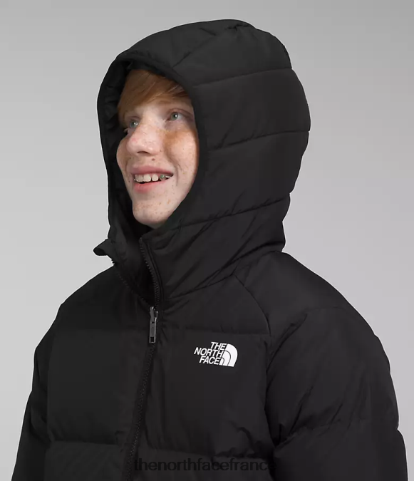 vêtements The North Face enfants doudoune réversible à capuche en duvet tnf noir ZPZRD818