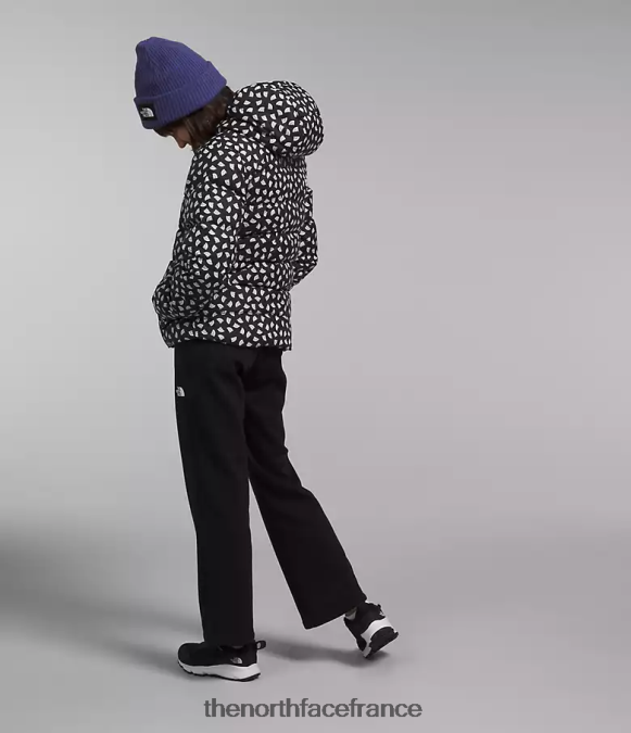 vêtements The North Face enfants doudoune réversible à capuche en duvet tnf noir tnf mini tirage au sort ZPZRD906