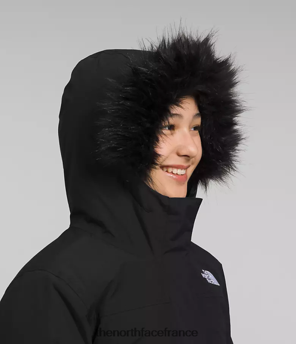 vêtements The North Face enfants parka arctique tnf noir ZPZRD179
