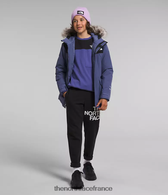 vêtements The North Face enfants parka mcmurdo bleu grotte ZPZRD463