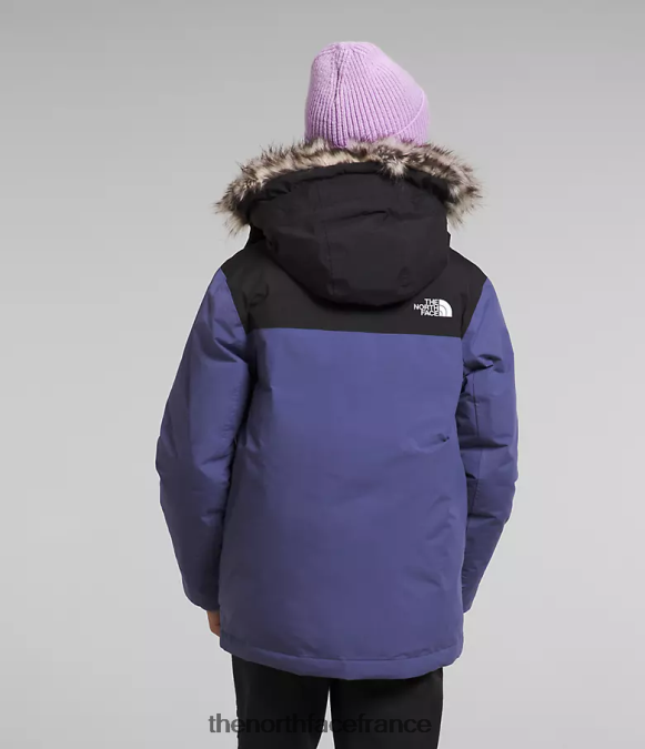 vêtements The North Face enfants parka mcmurdo bleu grotte ZPZRD463