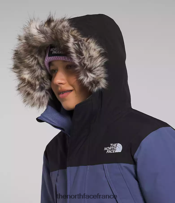 vêtements The North Face enfants parka mcmurdo bleu grotte ZPZRD463