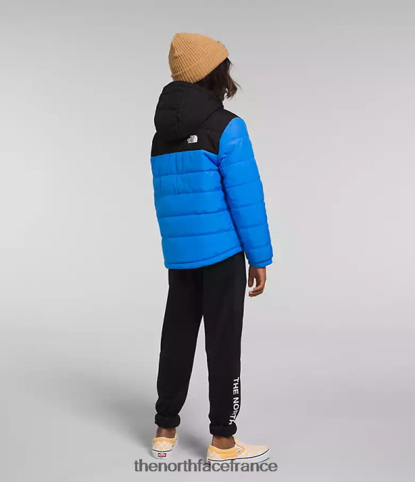 vêtements The North Face enfants veste à capuche réversible à fermeture éclair intégrale mt chimbo bleu optique ZPZRD79