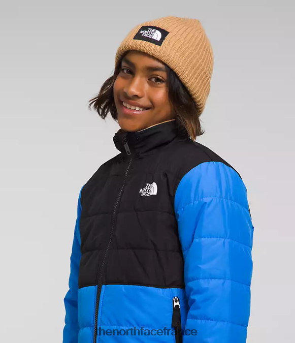 vêtements The North Face enfants veste à capuche réversible à fermeture éclair intégrale mt chimbo bleu optique ZPZRD79
