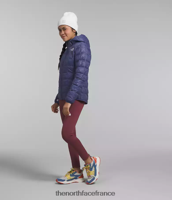 vêtements The North Face enfants veste à capuche thermoball bleu grotte ZPZRD182