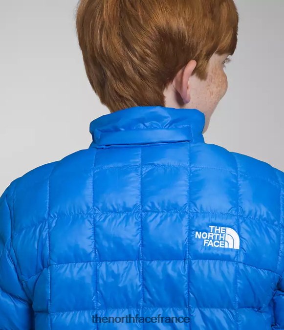 vêtements The North Face enfants veste à capuche thermoball bleu optique ZPZRD632