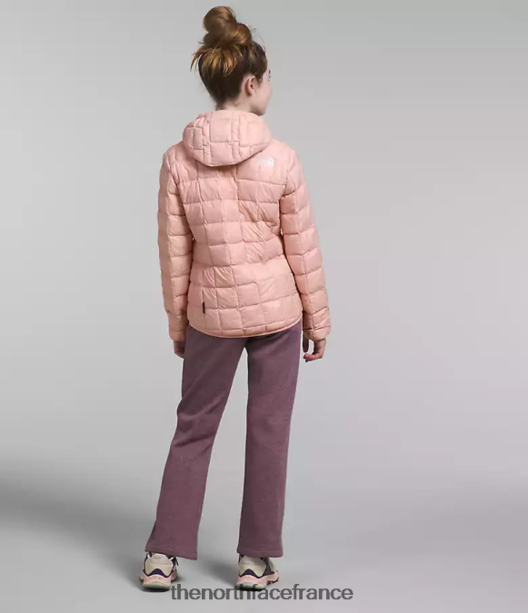 vêtements The North Face enfants veste à capuche thermoball mousse rose ZPZRD180
