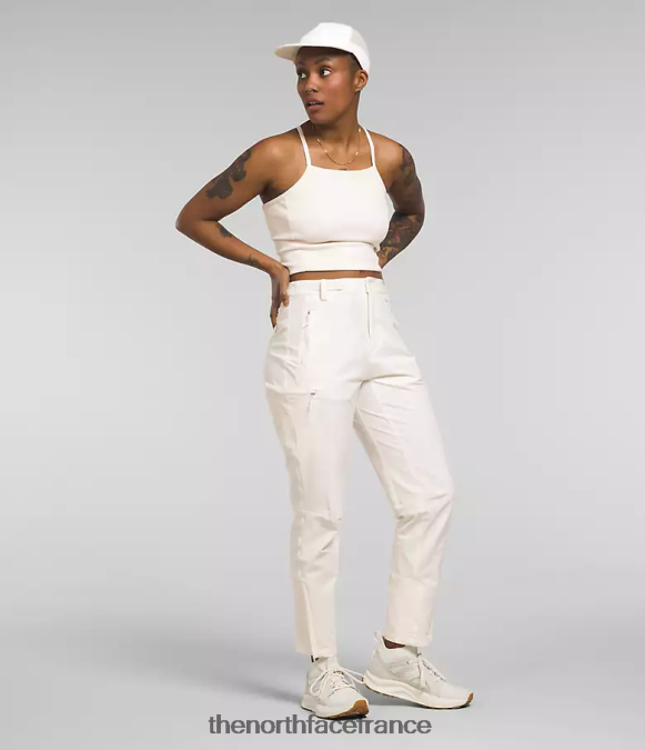 vêtements The North Face femmes pantalon bridgeway pro gardénia blanc ZPZRD168