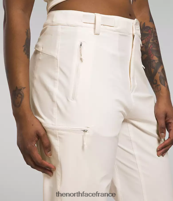 vêtements The North Face femmes pantalon bridgeway pro gardénia blanc ZPZRD168