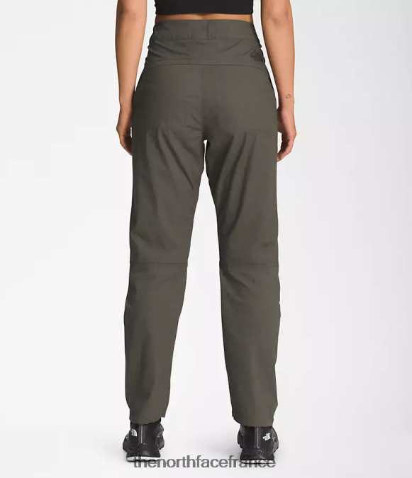 vêtements The North Face femmes pantalon de route nouveau vert taupe ZPZRD1149