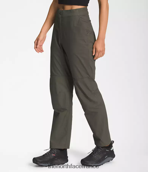 vêtements The North Face femmes pantalon de route nouveau vert taupe ZPZRD1149