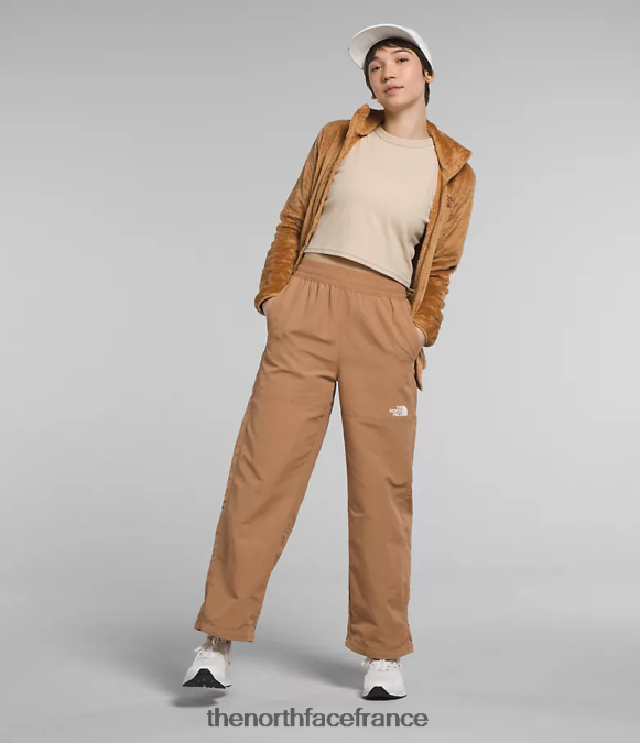 vêtements The North Face femmes pantalon facile en nylon tnf beurre d'amande ZPZRD1098