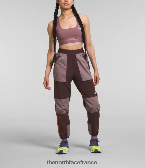 vêtements The North Face femmes pantalon de jogging trailwear okt flash brun charbon/gris fauve ZPZRD853