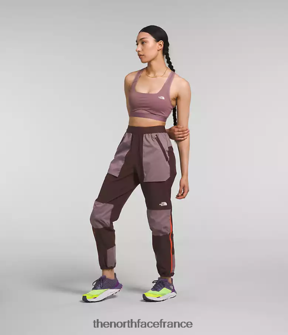 vêtements The North Face femmes pantalon de jogging trailwear okt flash brun charbon/gris fauve ZPZRD853